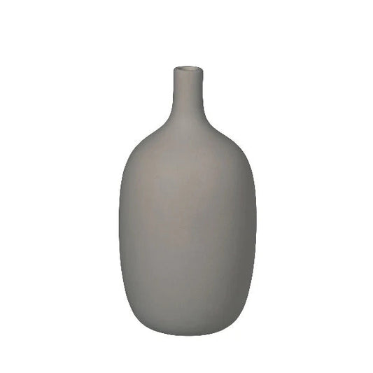 Blomus Germany Ceola Vase Ceramic Satellite Taupe 66246