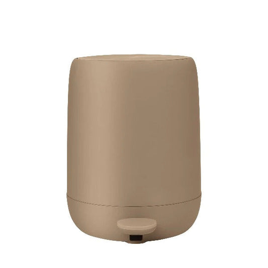 Blomus Germany Sono Pedal Bin Waste Basket Tan 66382