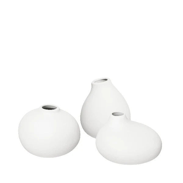 Blomus Germany Nona Mini Vases White 66514