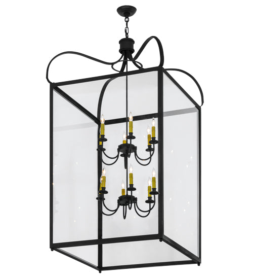30" Square Rennes 12-Light Pendant by 2nd Ave Lighting