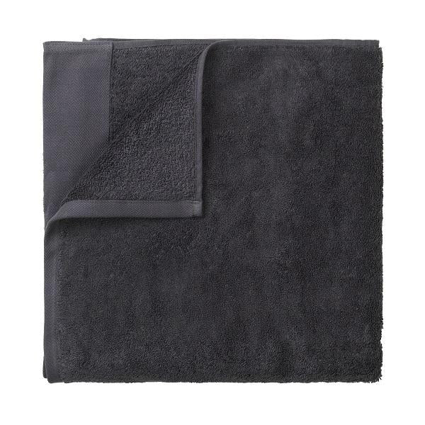 Blomus Germany Rivan Organic Terry Cloth Hand Towel Magnet Charcoal 69124