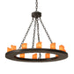36" Loxley 12-Light Chandelier by 2nd Ave Lighting