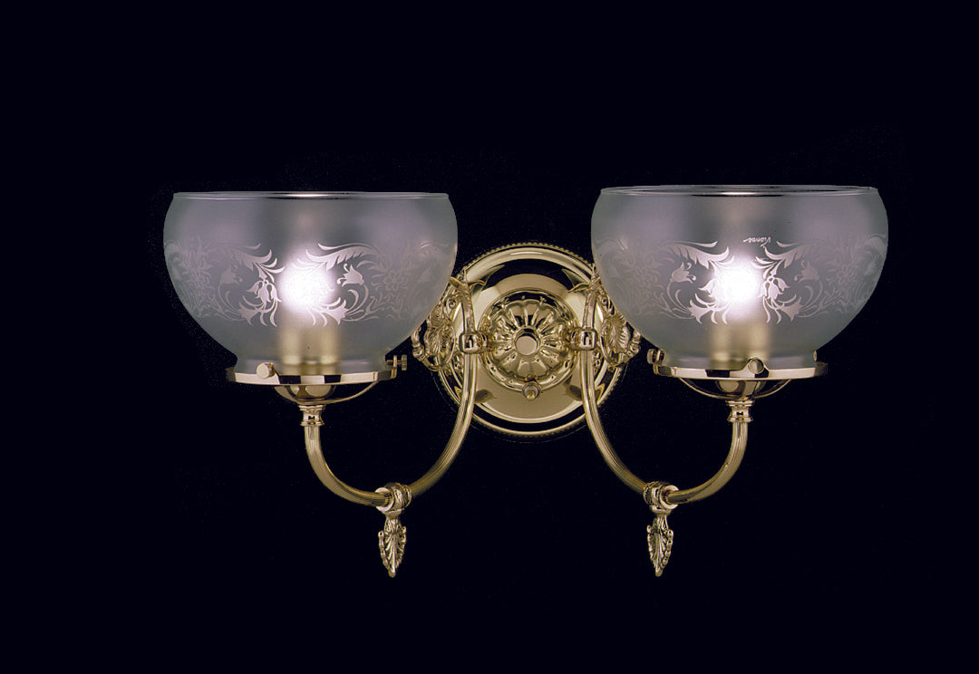 Framburg 2-Light Polished Brass Chancery Sconce 7522-PB