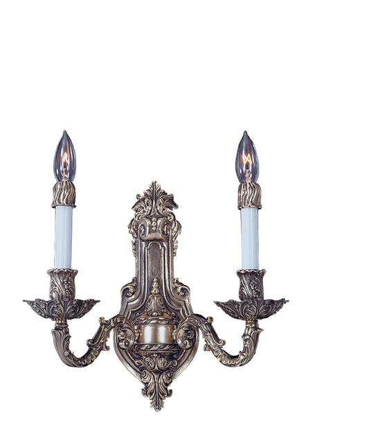 Framburg 2-Light French Brass Napoleonic Sconce 8702-FB