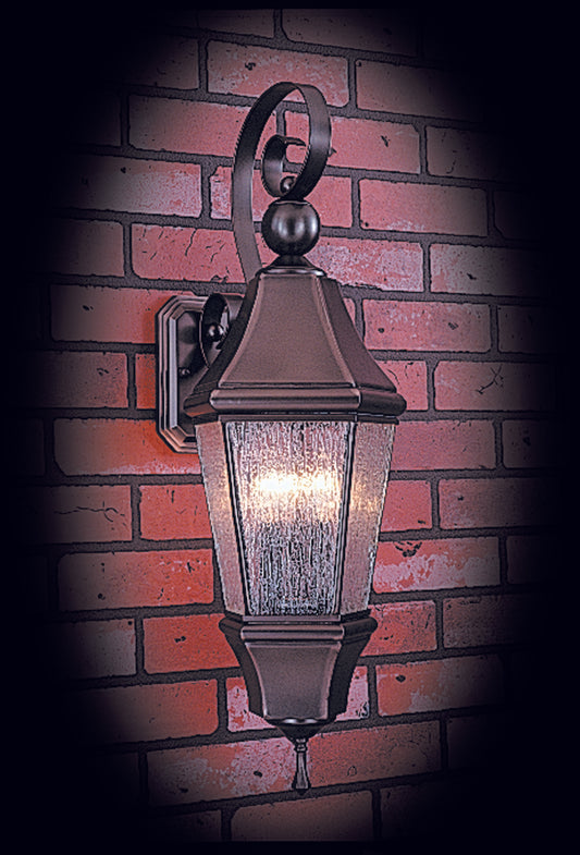 Framburg 3-Light Siena Bronze Normandy Exterior Wall Mount 8742-SBR-R