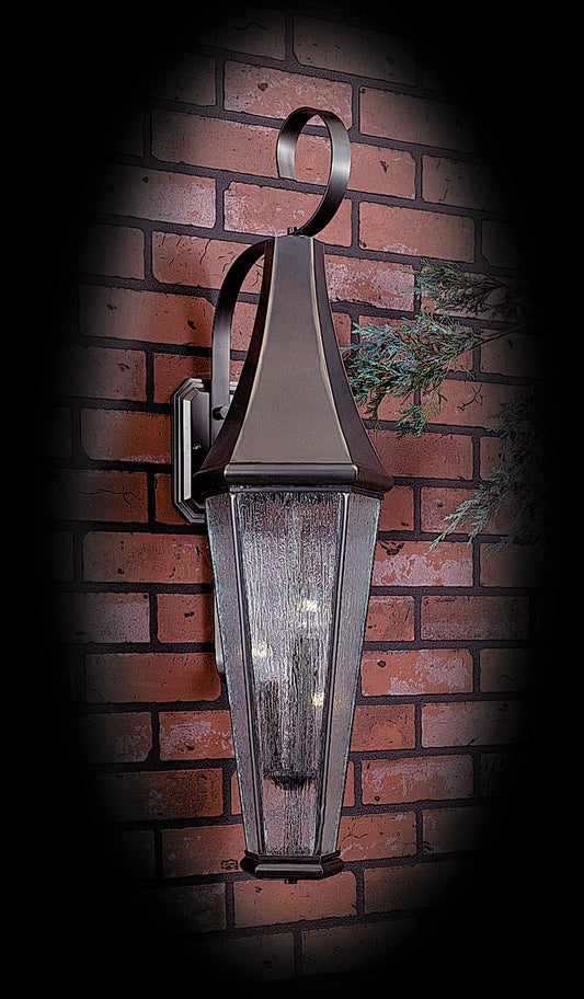 Framburg 3-Light Siena Bronze Le Havre Exterior Wall Mount 8925-SBR