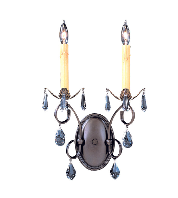 Framburg 2-Light Mahogany Bronze Liebestraum Sconce 9902-MB