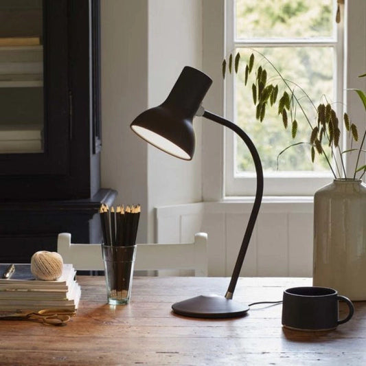 Type 75 Mini Table Lamp Black Umber by Anglepoise