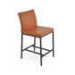 sohoConcept Aria Metal Counter Stool Leather