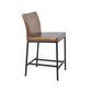 sohoConcept Aria Metal Counter Stool Leather