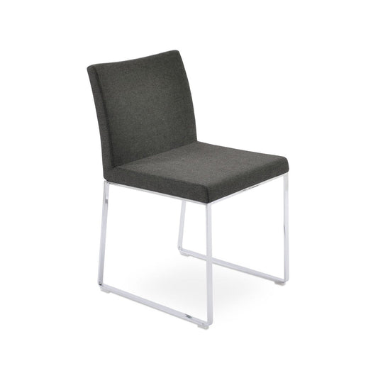 sohoConcept Aria Sled Chair Fabric