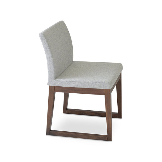 sohoConcept Aria Sled Wood Chair Fabric