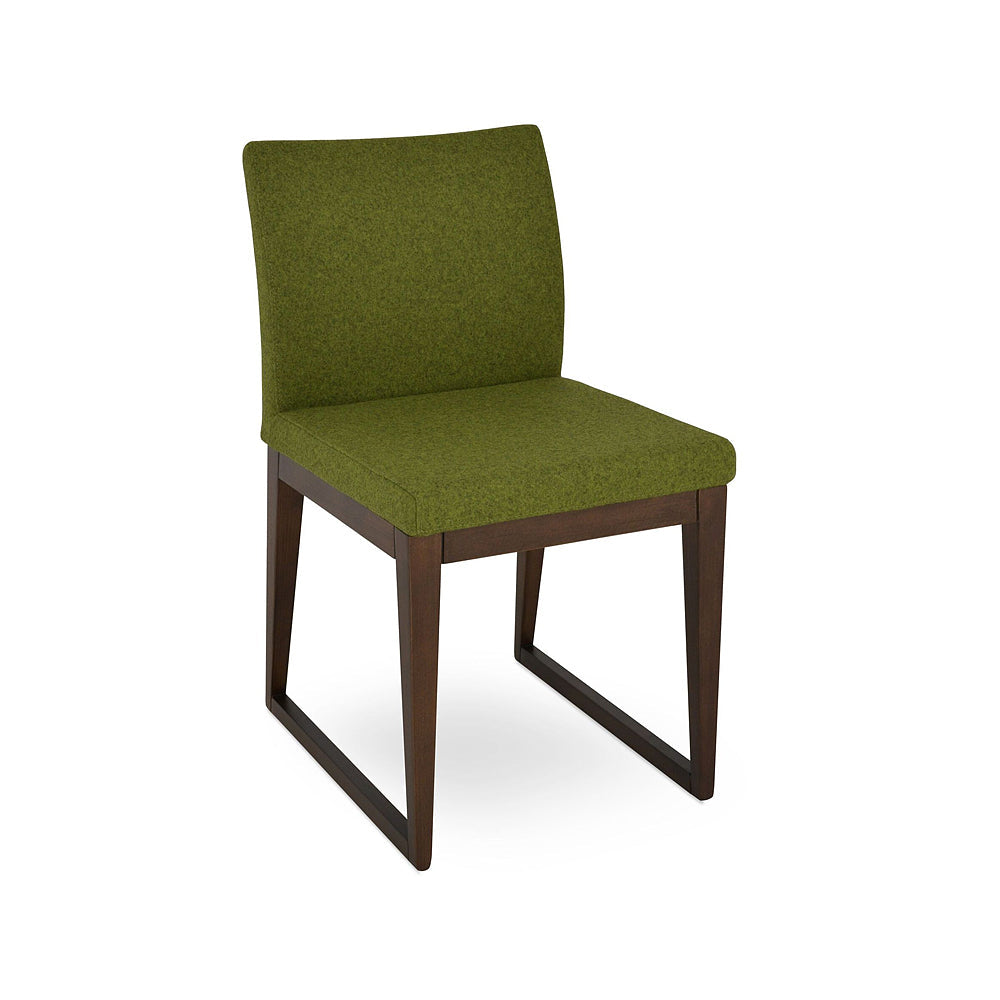 sohoConcept Aria Sled Wood Chair Fabric