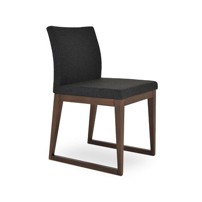 sohoConcept Aria Sled Wood Chair Fabric