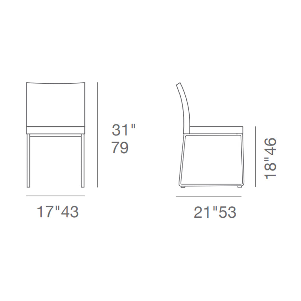 sohoConcept Aria Stackable Chair Fabric