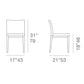 sohoConcept Aria Wood Dining Chair Fabric