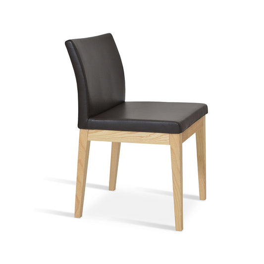 sohoConcept Aria Wood Dining Chair Leather