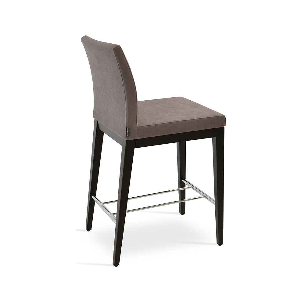 sohoConcept Aria Wood Bar Stool Fabric