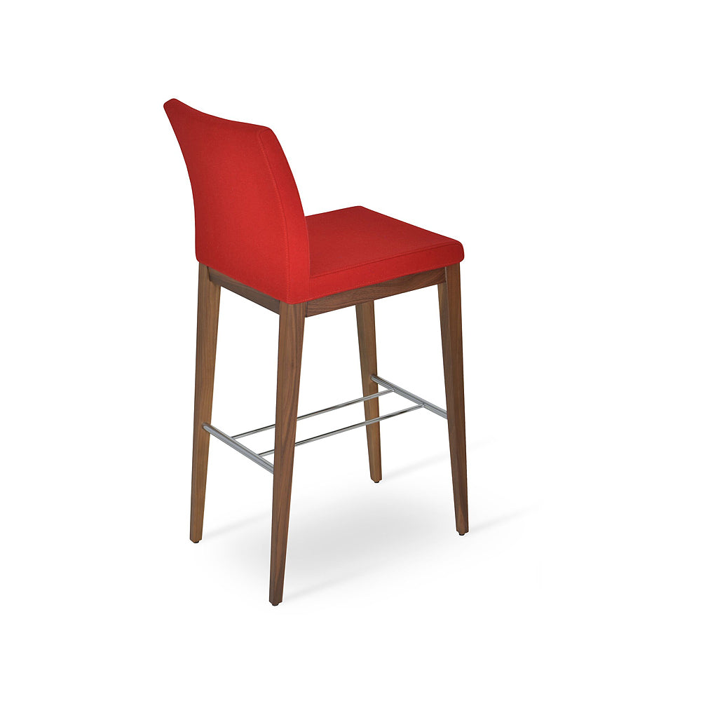 sohoConcept Aria Wood Bar Stool Fabric