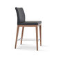 sohoConcept Aria Wood Counter Stool Leather