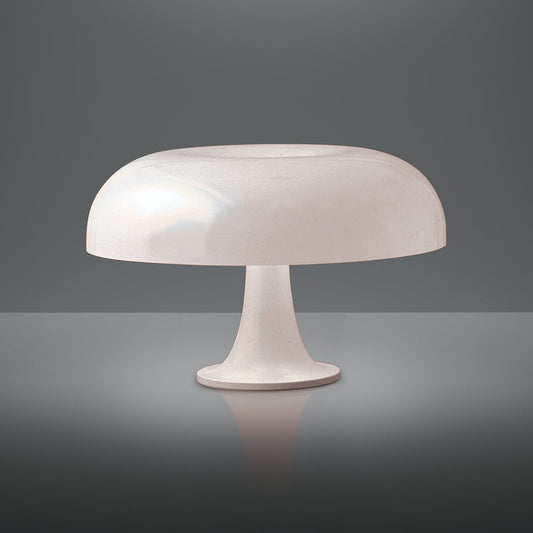 Artemide Nesso Orange White Mushroom Table Lamp 0056015A