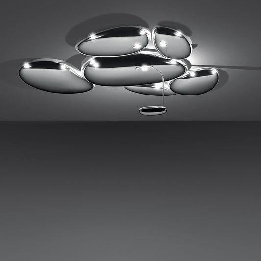 Artemide Skydro Silver Ceiling Light 1245W18A