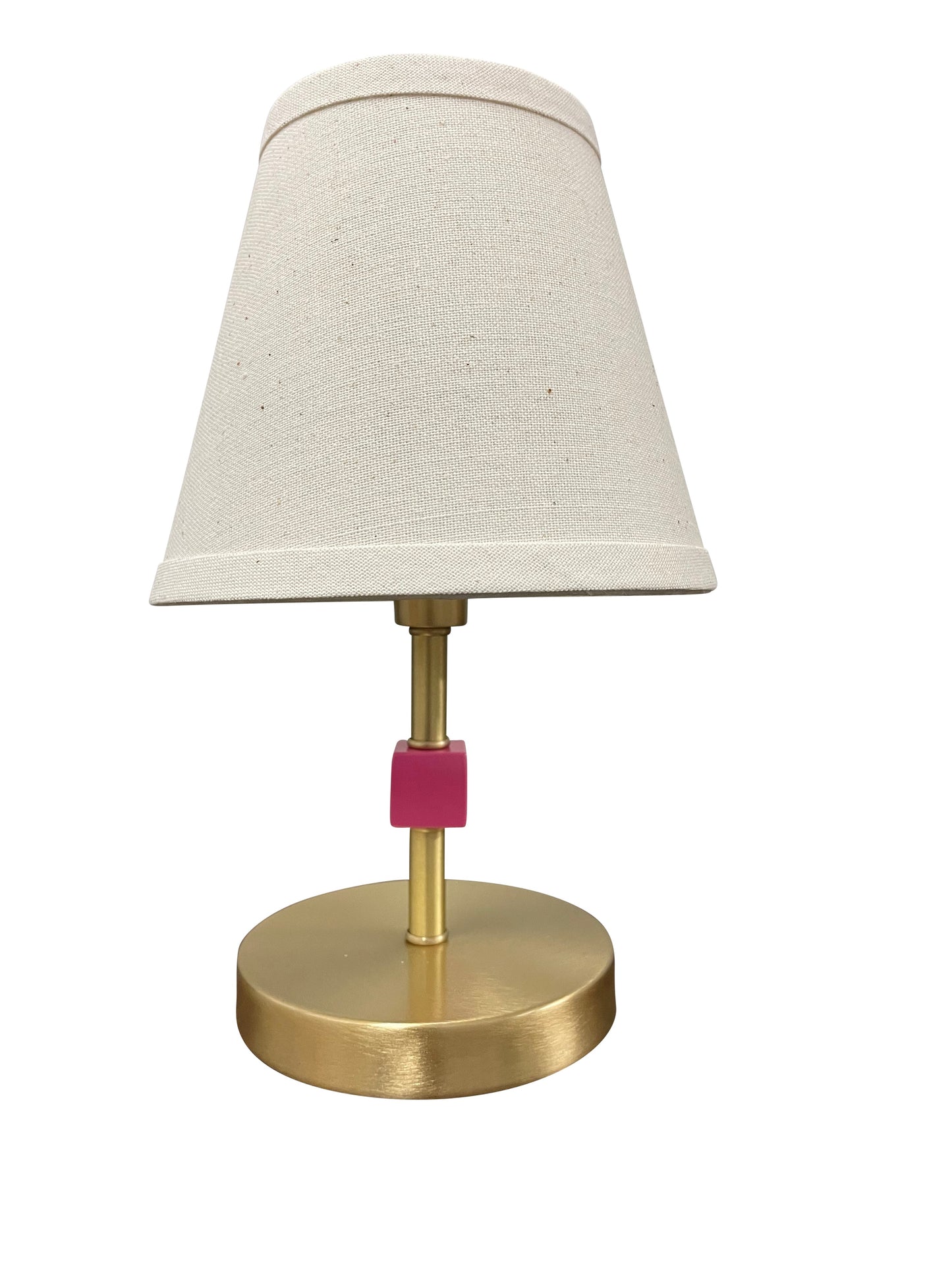 Bryson Mini Satin Brass Orchid Accent Lamp by House of Troy