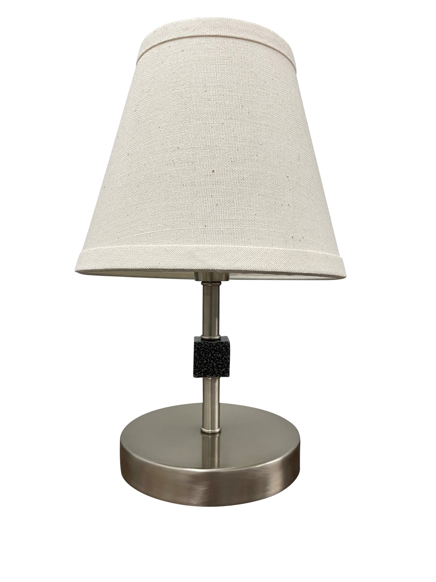 Bryson Mini Satin Nickel Supreme Silver Accent Lamp by House of Troy