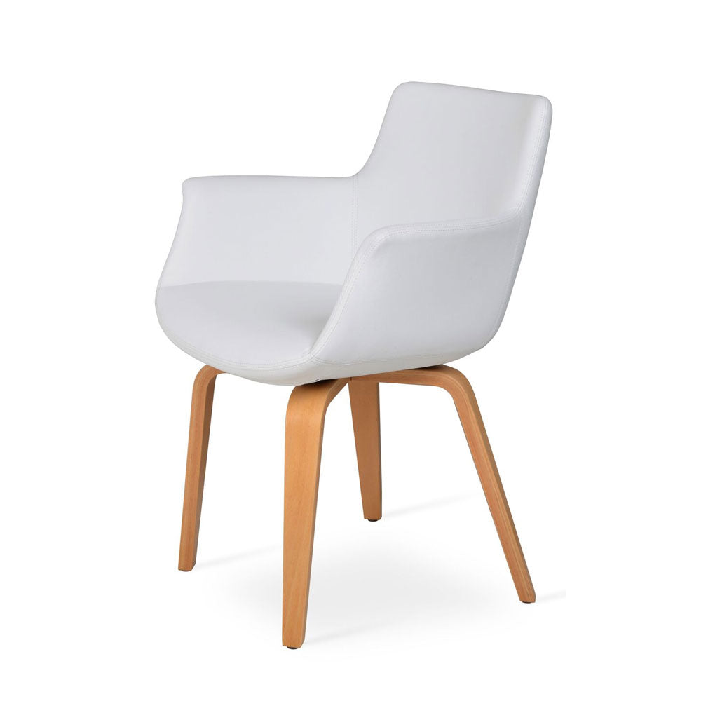 sohoConcept Bottega Plywood Arm Chair Leather