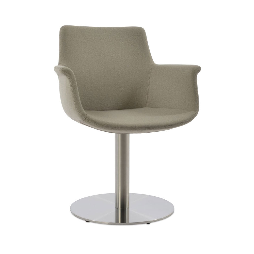 sohoConcept Bottega Round Arm Chair Fabric