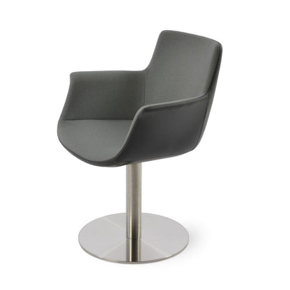 sohoConcept Bottega Round Arm Chair Fabric