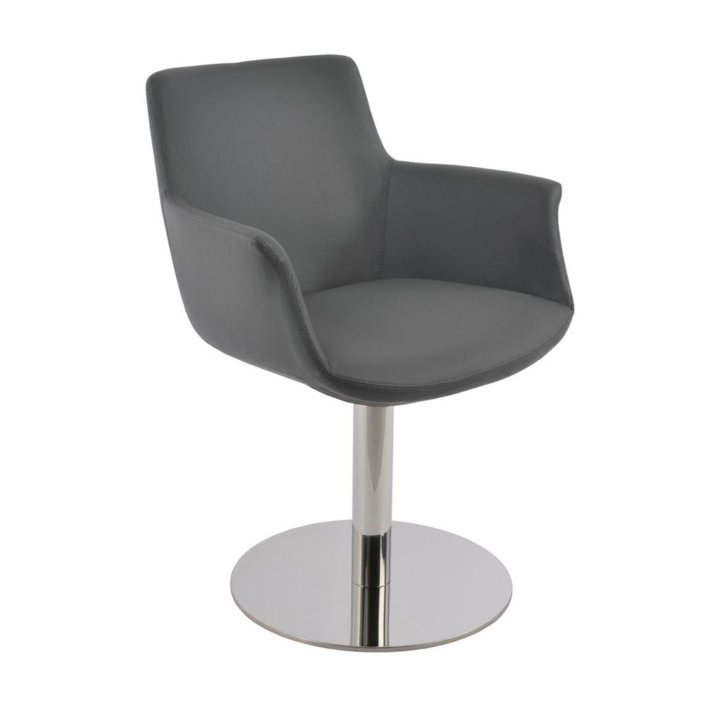 sohoConcept Bottega Round Arm Chair Fabric