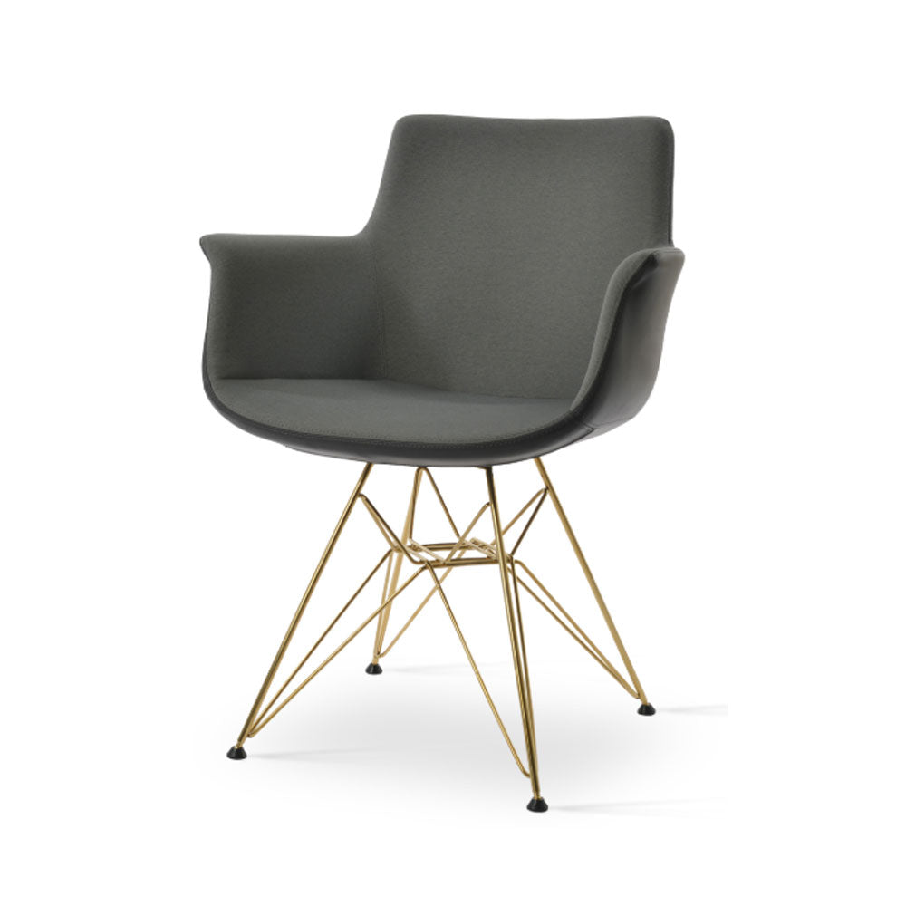 sohoConcept Bottega Tower Arm Chair Fabric