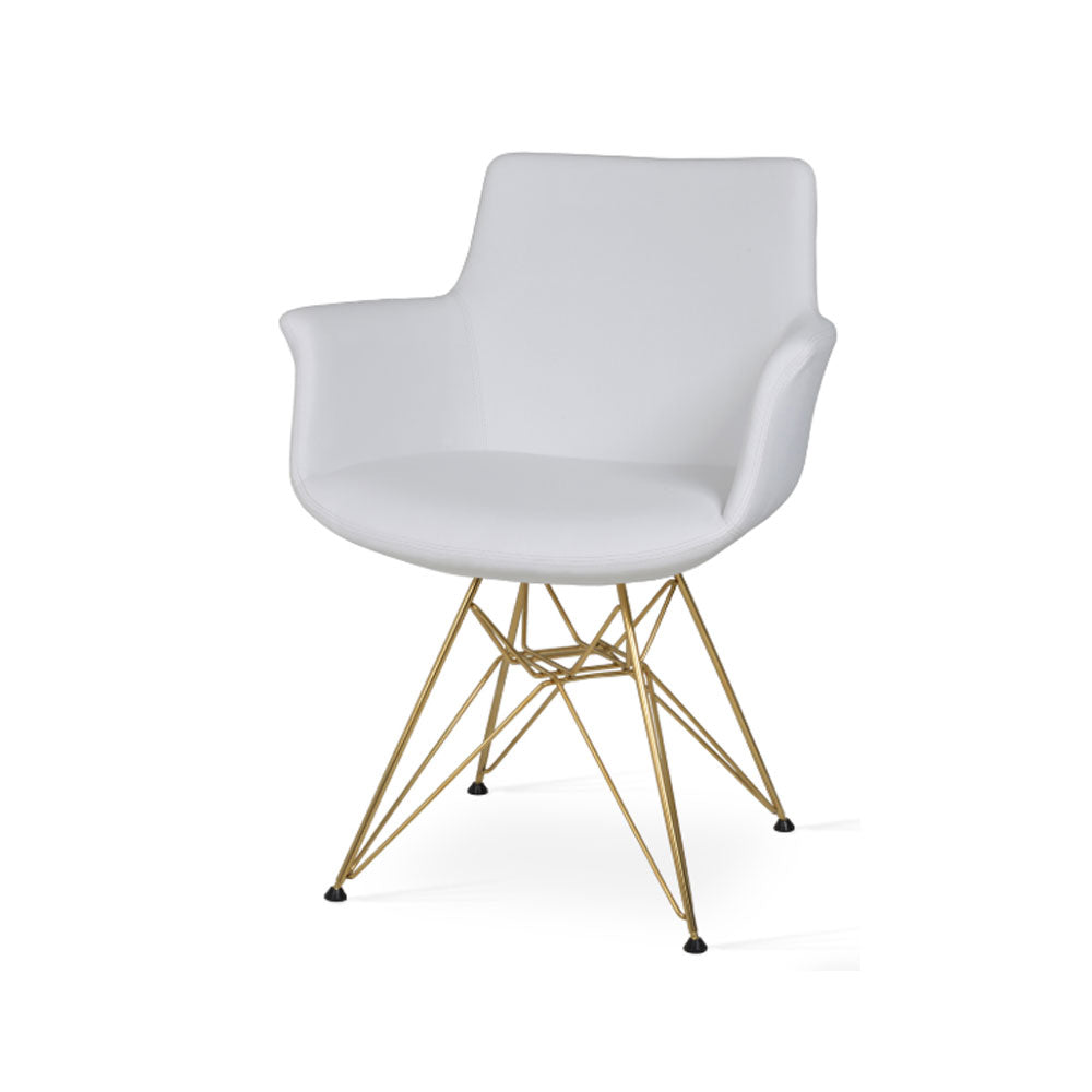 sohoConcept Bottega Tower Arm Chair Leather