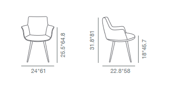 sohoConcept Bottega Ana Arm Chair Fabric