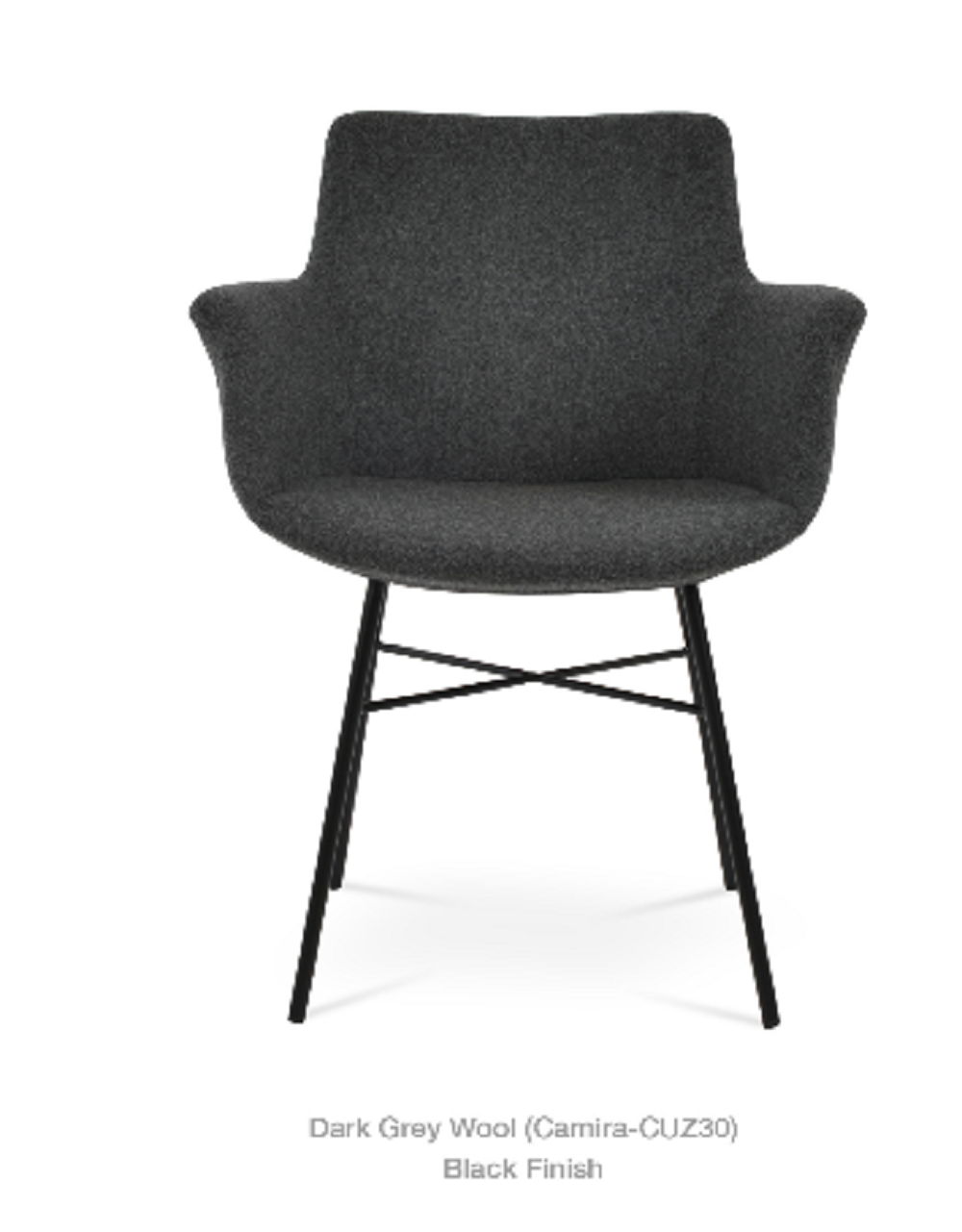 sohoConcept Bottega Cross Arm Chair Fabric