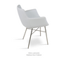 sohoConcept Bottega Cross Arm Chair Leather