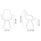 sohoConcept Bottega Star Arm Chair High Back