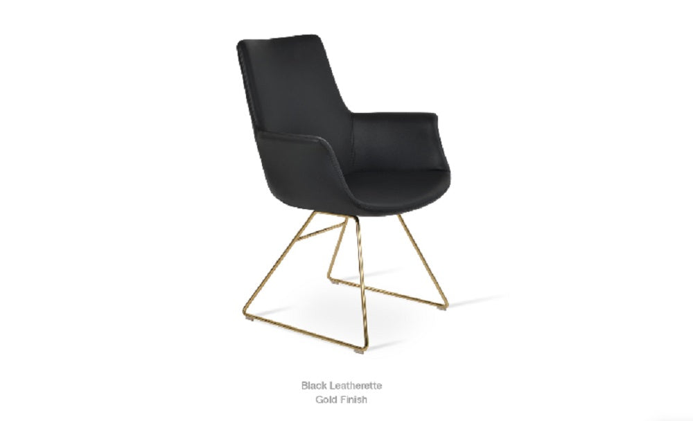 sohoConcept Bottega Wire Arm Chair High Back