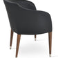 sohoConcept Buca Arm Chair Wood Base Leather