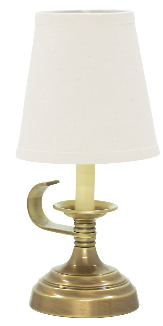 House of Troy Coach 12" Antique Silver Table Lamp CH878-AB