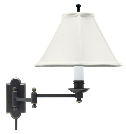 House of Troy Club Oil Rubbed Bronze Wall Swing Lamp CL225-OB