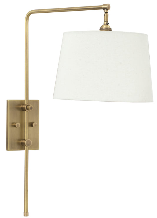 House of Troy Crown Point Antique Brass Wall Bridge Lamp CR725-AB