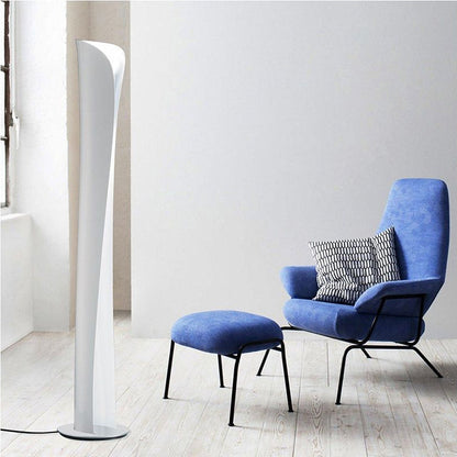 Artemide Cadmo Tower White Black Tall Floor Lamp 1361W25A