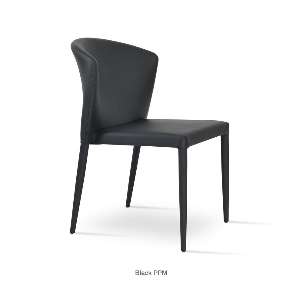 sohoConcept Capri Stackable Dining Chair Leather