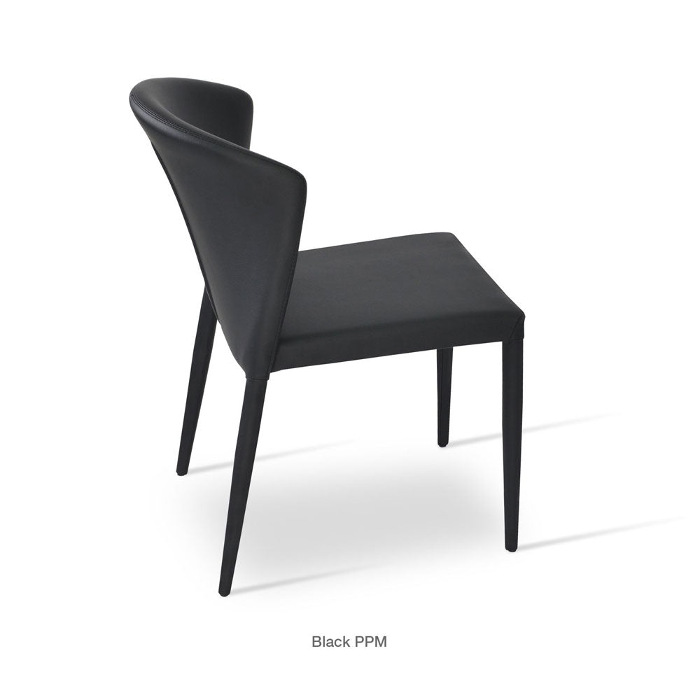 sohoConcept Capri Stackable Dining Chair Leather