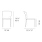 sohoConcept Capri Stackable Dining Chair Leather