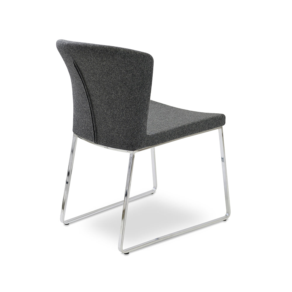 sohoConcept Capri Sled Dining Chair Fabric