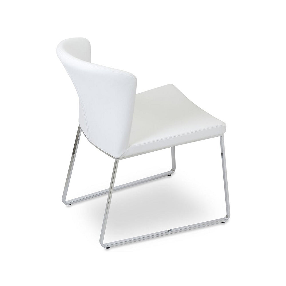 sohoConcept Capri Sled Dining Chair Leather