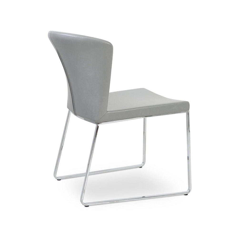 sohoConcept Capri Sled Dining Chair Leather